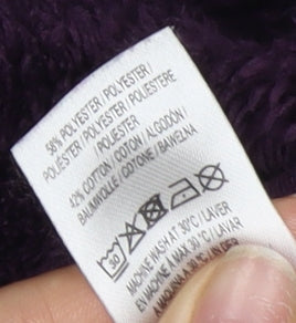 Peter Storm Girls Purple Fleece Pullover Sweater 11-12 Years