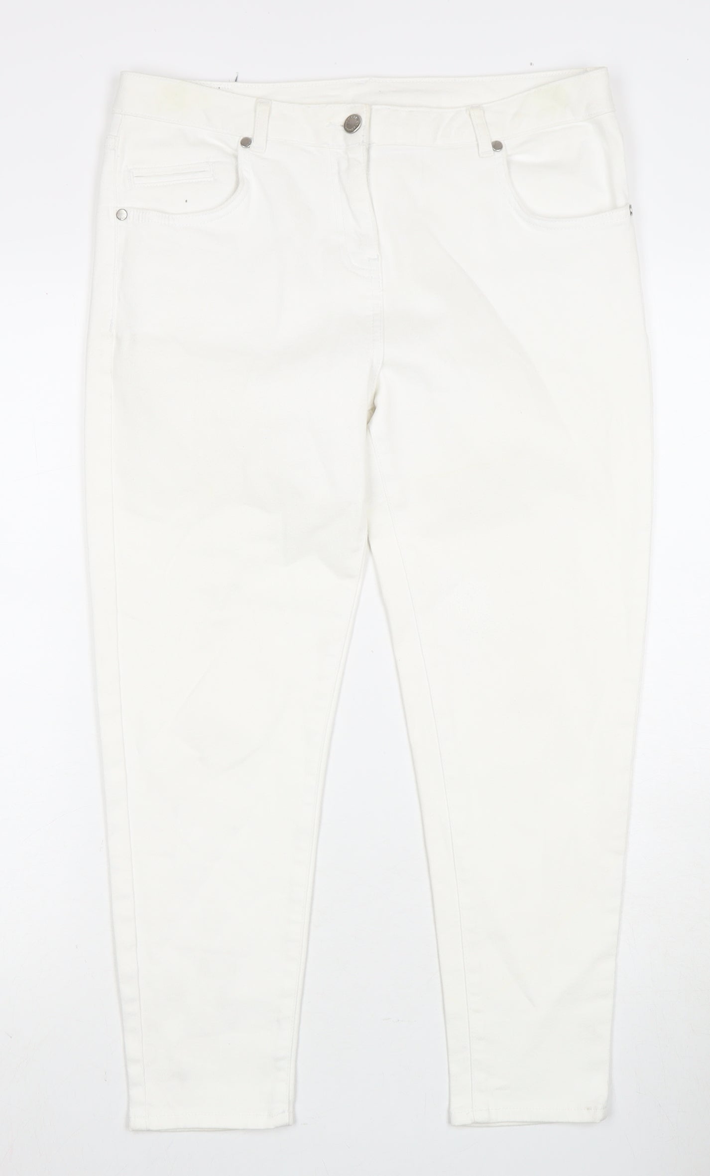 Star by Julien Macdonald Women's White Size 14 Jeans
