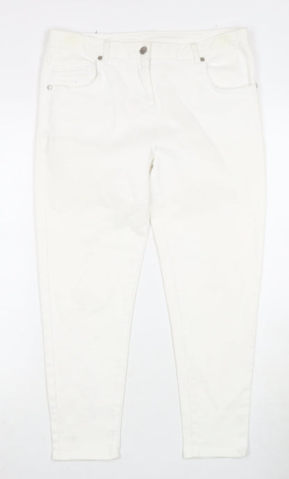 Star by Julien Macdonald Women's White Size 14 Jeans
