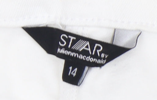 Star by Julien Macdonald Women's White Size 14 Jeans