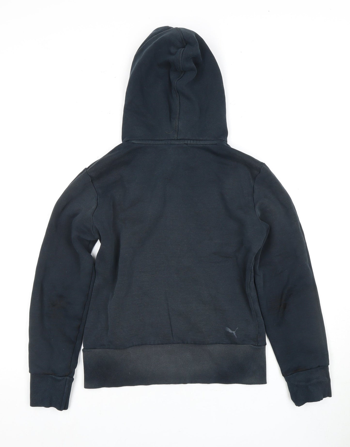 Puma Boys Black Hoodie Pullover UK 10