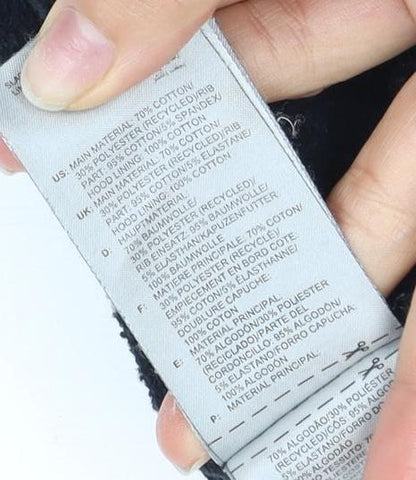 Adidas Men's Black Pullover Hoodie, M, Logo Accent