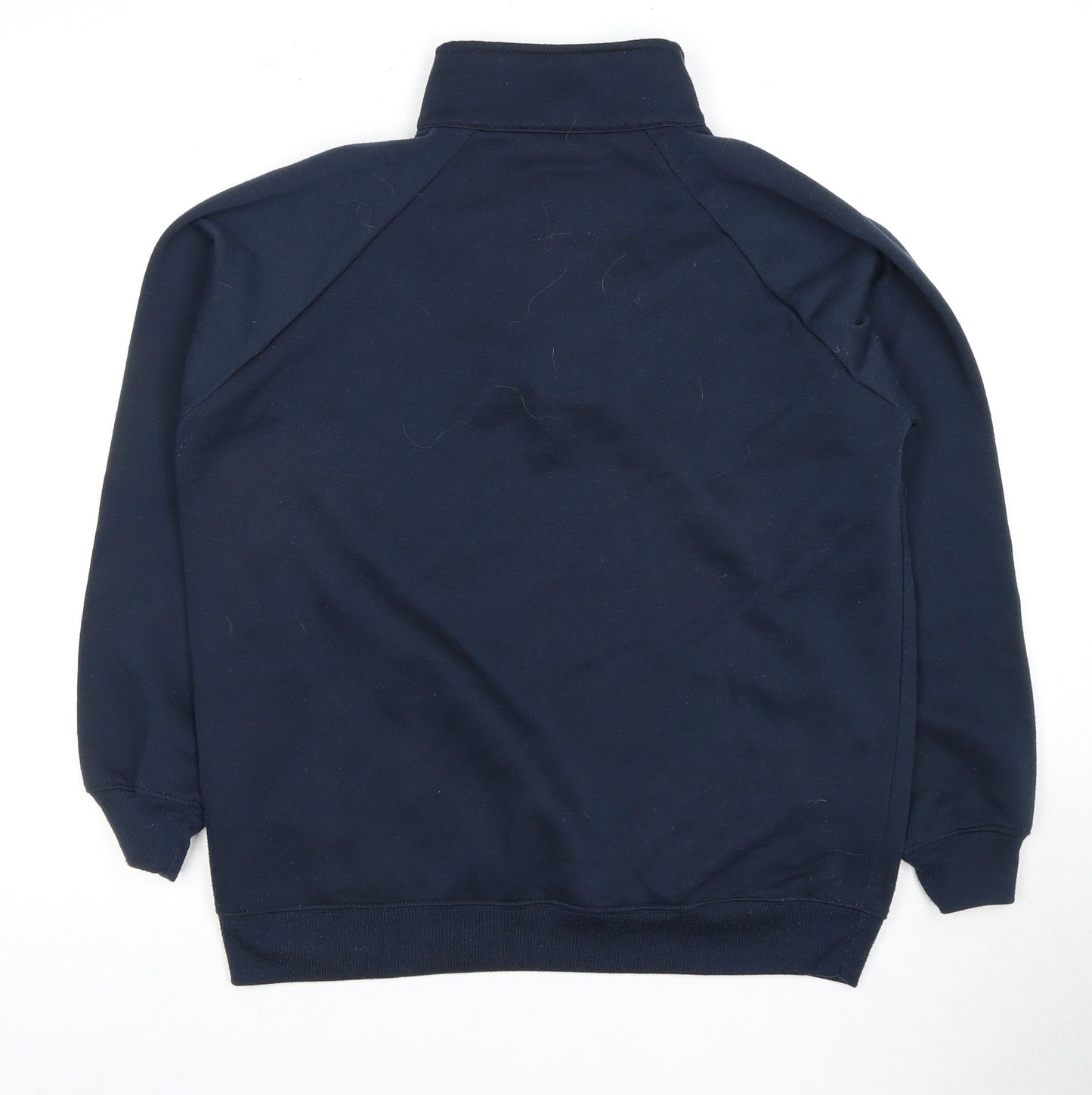 Damart Blue Henley Sweatshirt for Unisex Adults - L