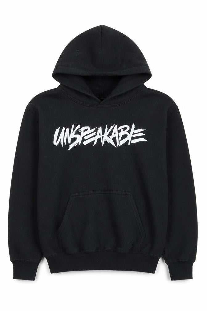 Gildan Boys Black M Pullover Hoodie with Logo