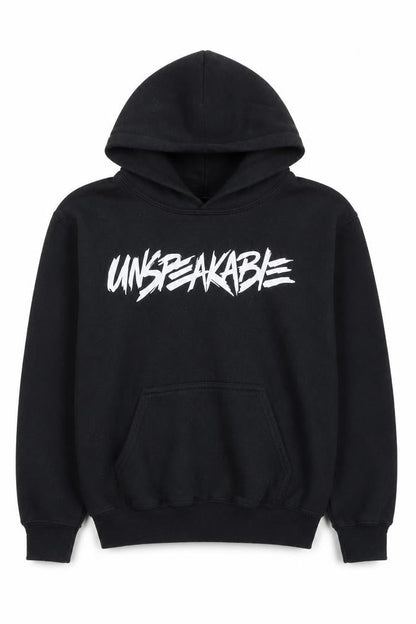 Gildan Boys Black M Pullover Hoodie with Logo