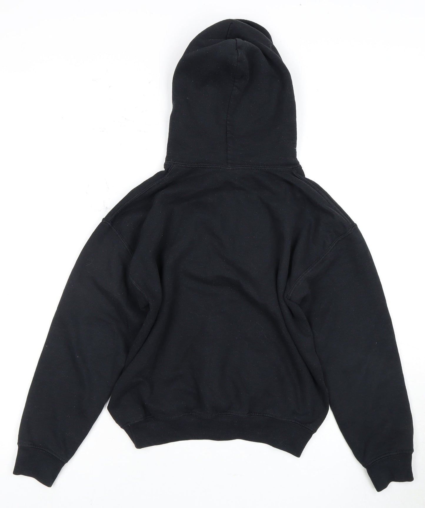 Gildan Boys Black M Pullover Hoodie with Logo