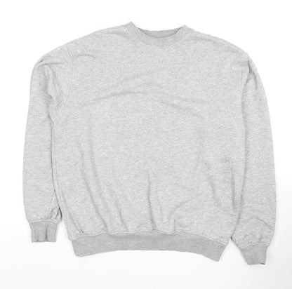 Unisex Adults UK Size XS Cotton On Grey Pullover Sweatshirt