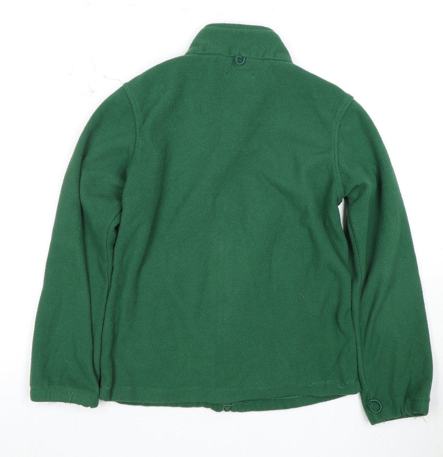 Mountain Warehouse Boys Green Jacket 9-10Y Full Zip Fleece