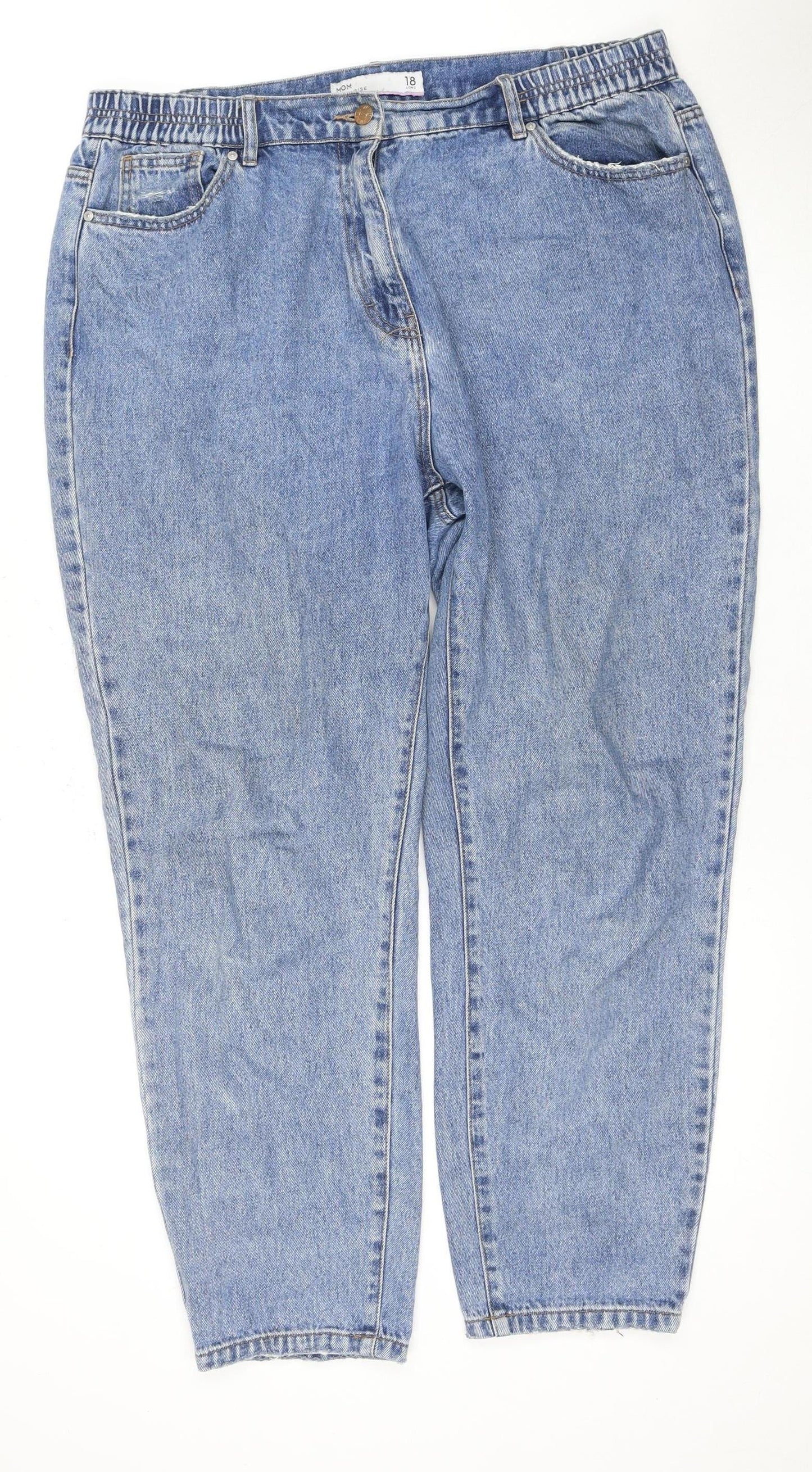Next Women's Blue Straight Jeans Size 18L