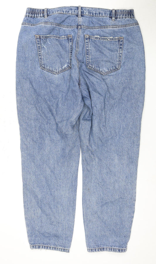 Next Women's Blue Straight Jeans Size 18L