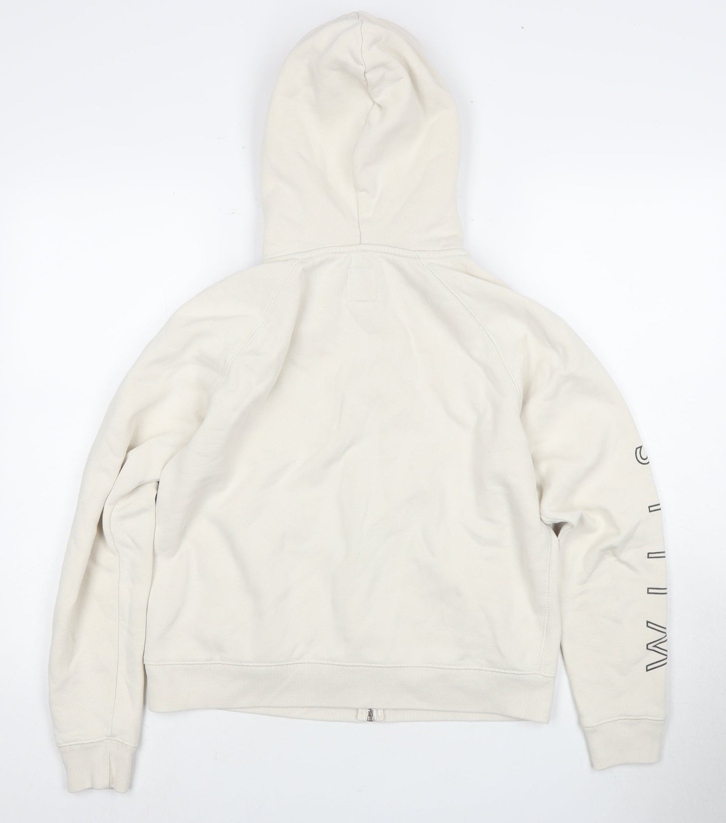 Womens UK Size 12 Jack Wills Ivory Full Zip Hoodie