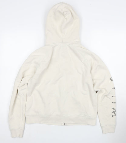Womens UK Size 12 Jack Wills Ivory Full Zip Hoodie