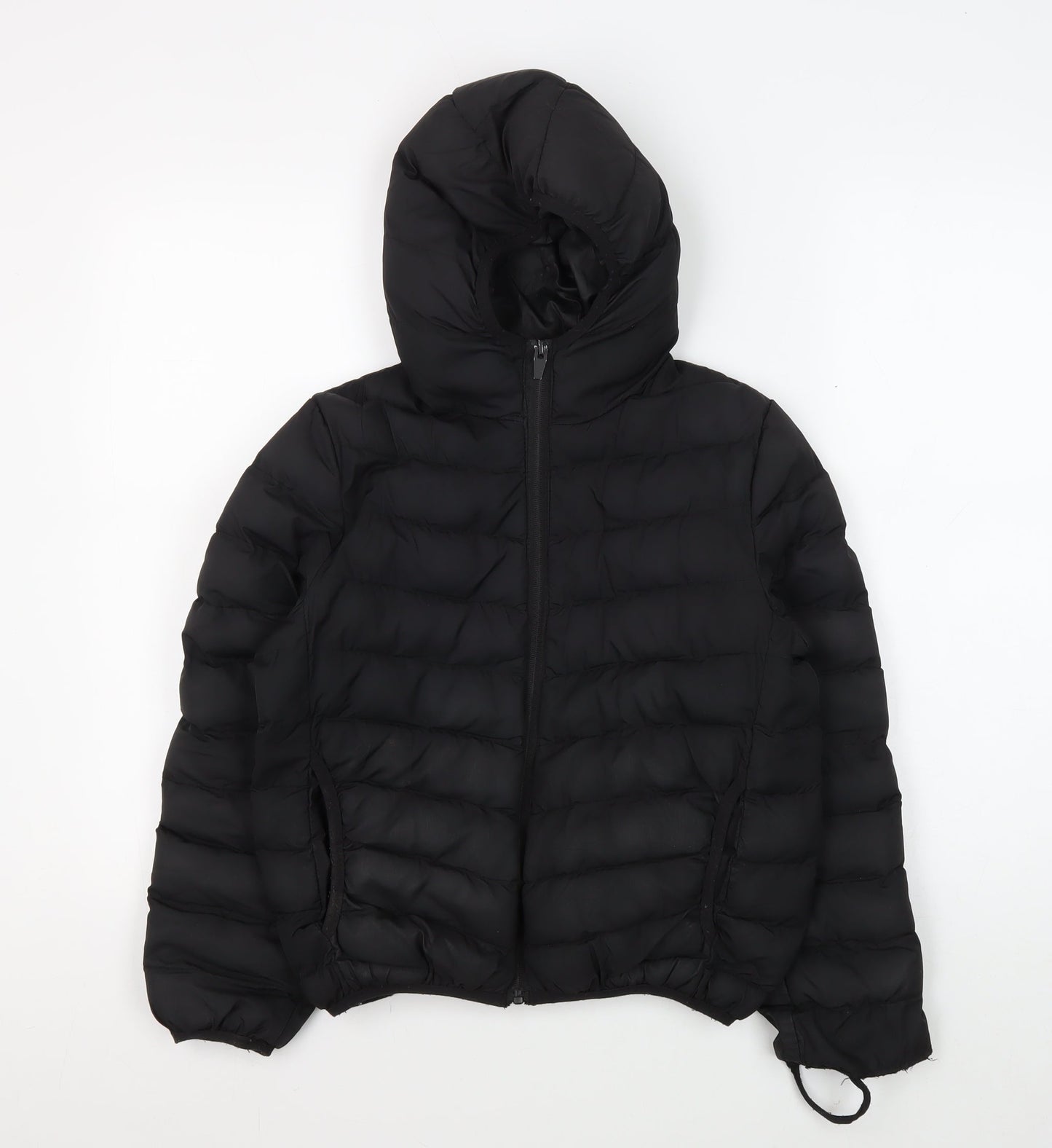 Ruby Tuesday Girls Black Puffer Jacket 9/10 Years