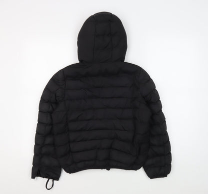 Ruby Tuesday Girls Black Puffer Jacket 9/10 Years