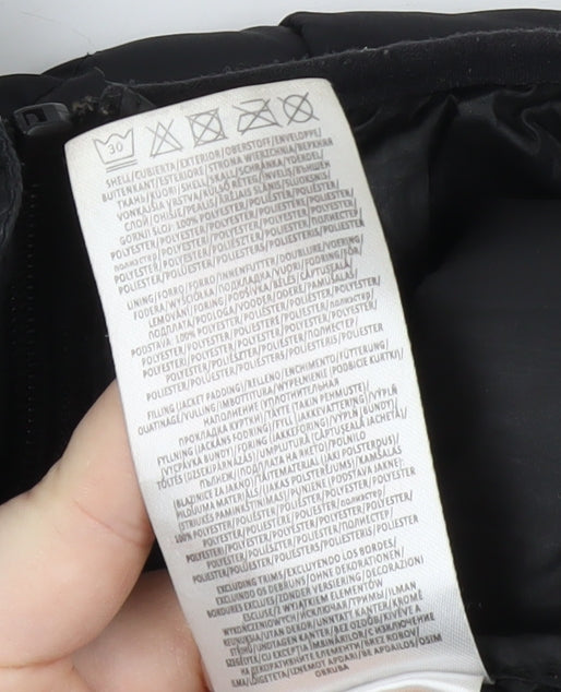 Ruby Tuesday Girls Black Puffer Jacket 9/10 Years
