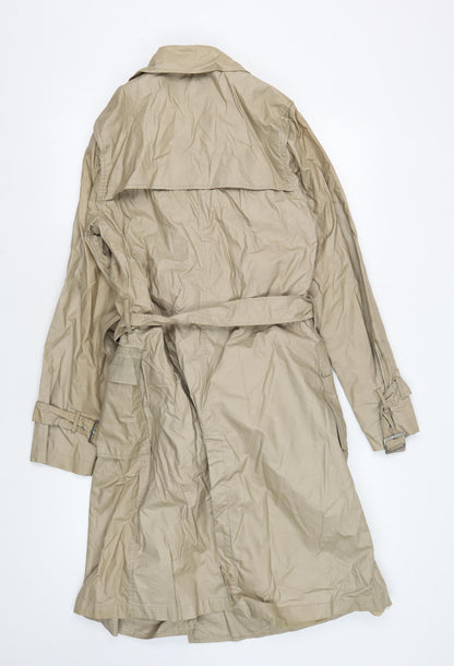 Solar Women's Beige Cotton Trench Coat M