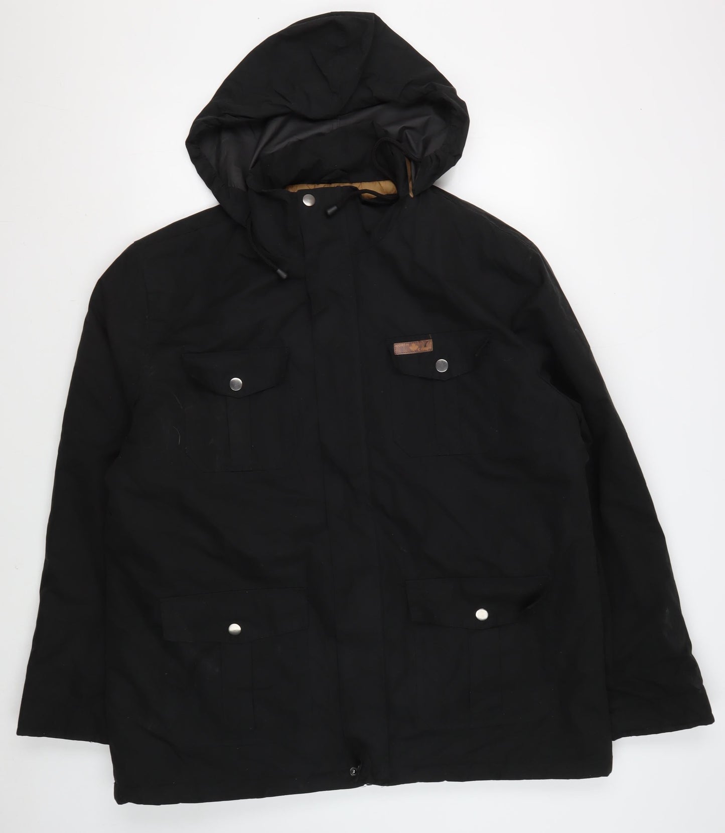 Atlas For Men Black XL Waterproof Parka Jacket