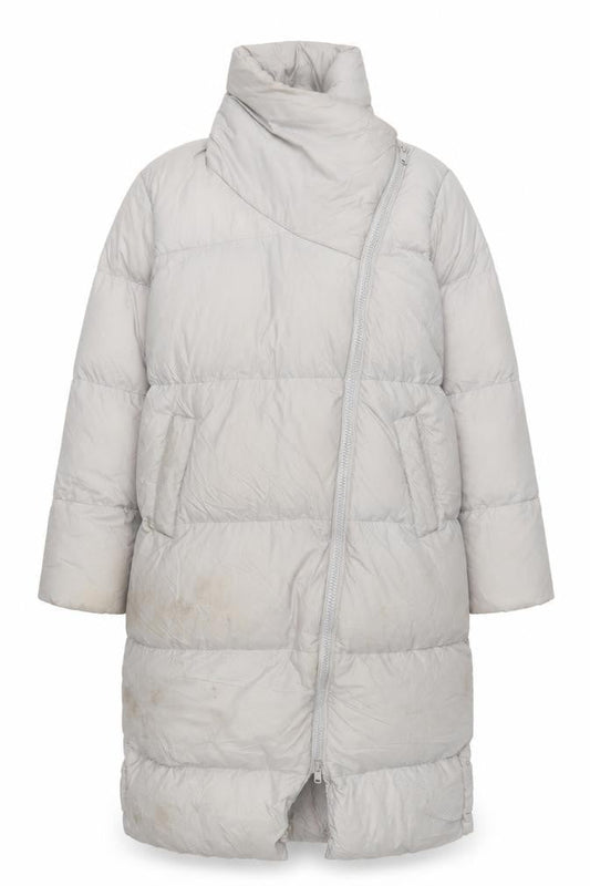 Nines Beige Women's Long Puffer Jacket 14 Winter Wear