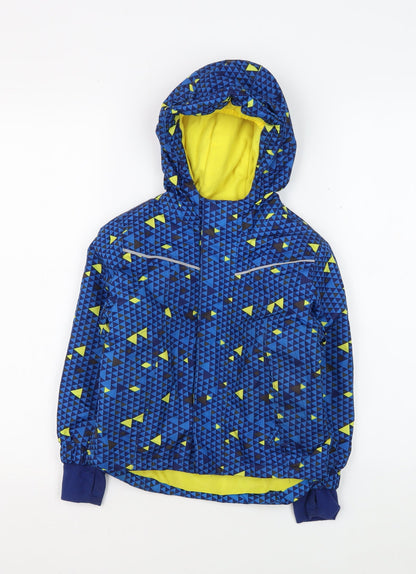 Lupilu Boys Blue Geometric Puffer Jacket 5-6 Years