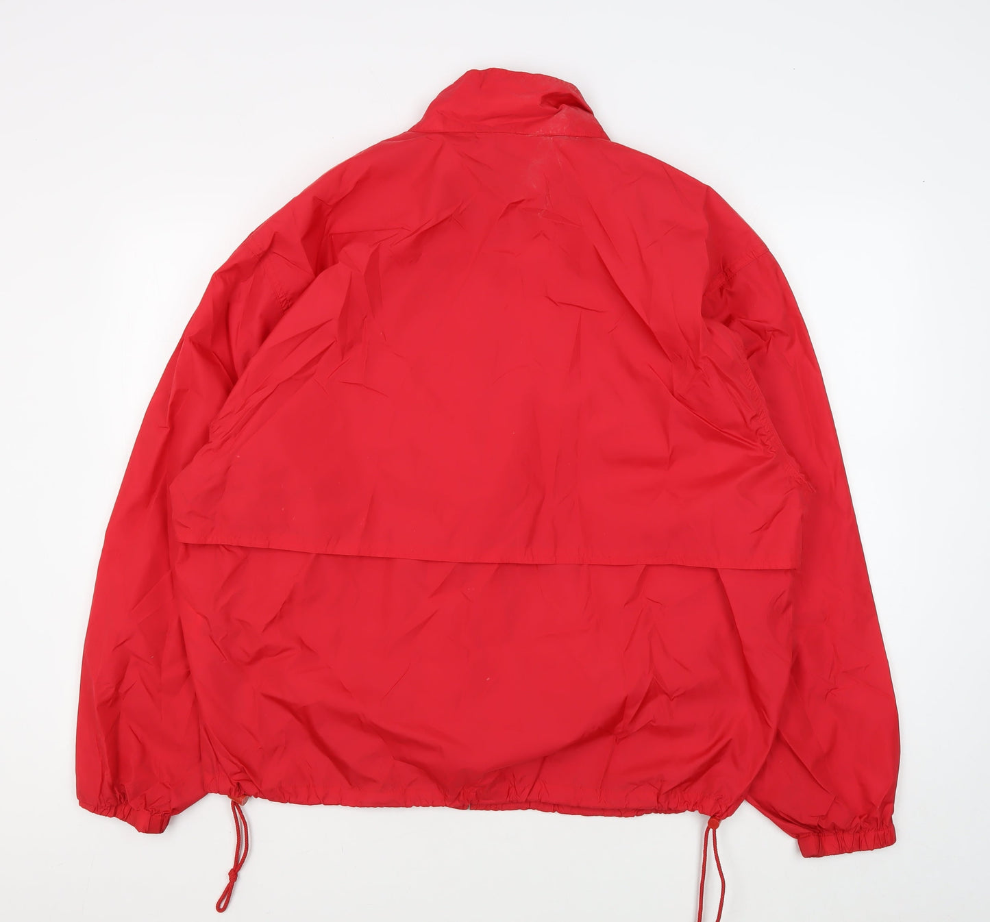 Woolrich Men's Red Basic Jacket L Stand-Up Collar