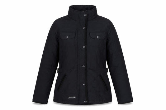 Womens UK Size XS Trespass Black Quilted Coat