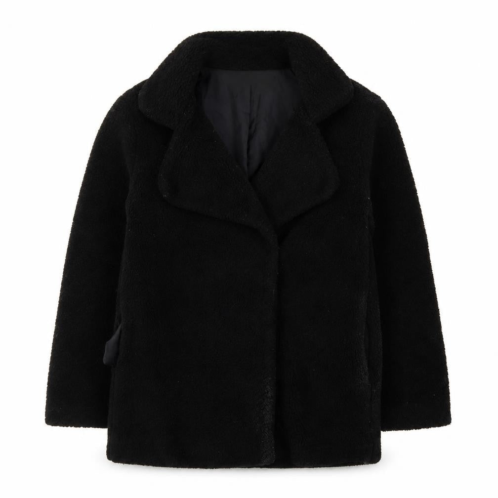 Womens UK Size 6 Boohoo Black Basic Jacket