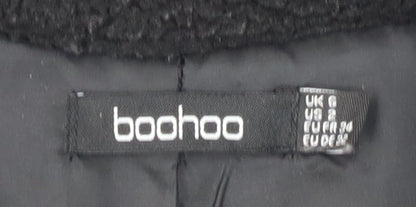 Boohoo Black Women's Jacket Size 6