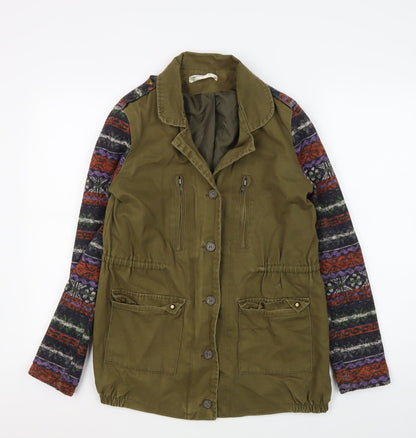 Vera & Lucy Women's Green Anorak Jacket - M, Fair Isle