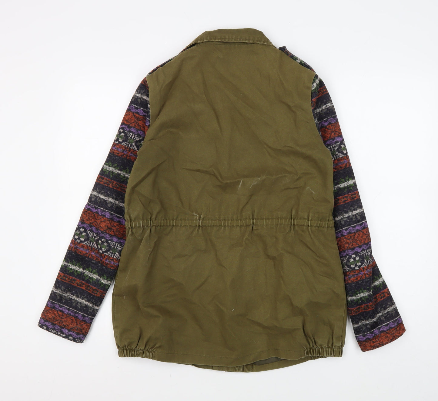 Vera & Lucy Women's Green Anorak Jacket - M, Fair Isle