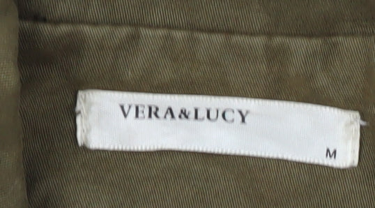 Vera & Lucy Women's Green Anorak Jacket - M, Fair Isle