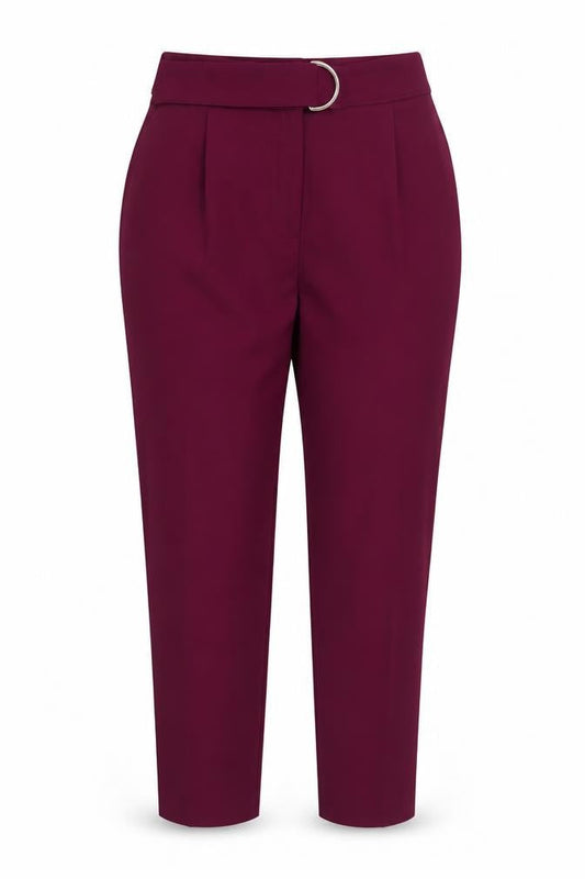 Front view of ASOS Women's Purple Trousers, size 14