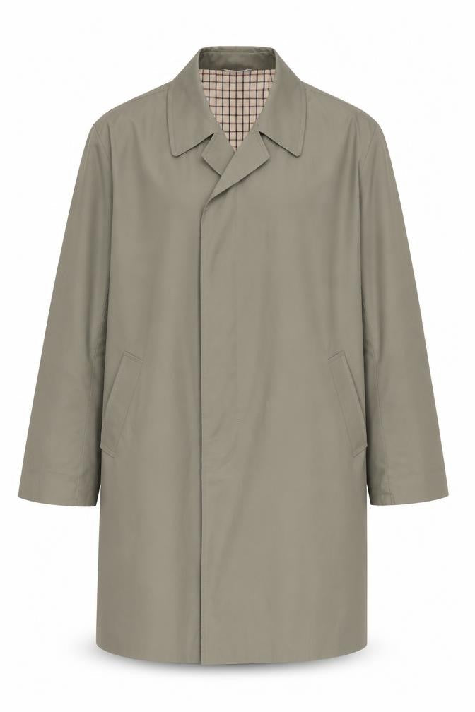Mens UK Size 48 Unknown Green Overcoat