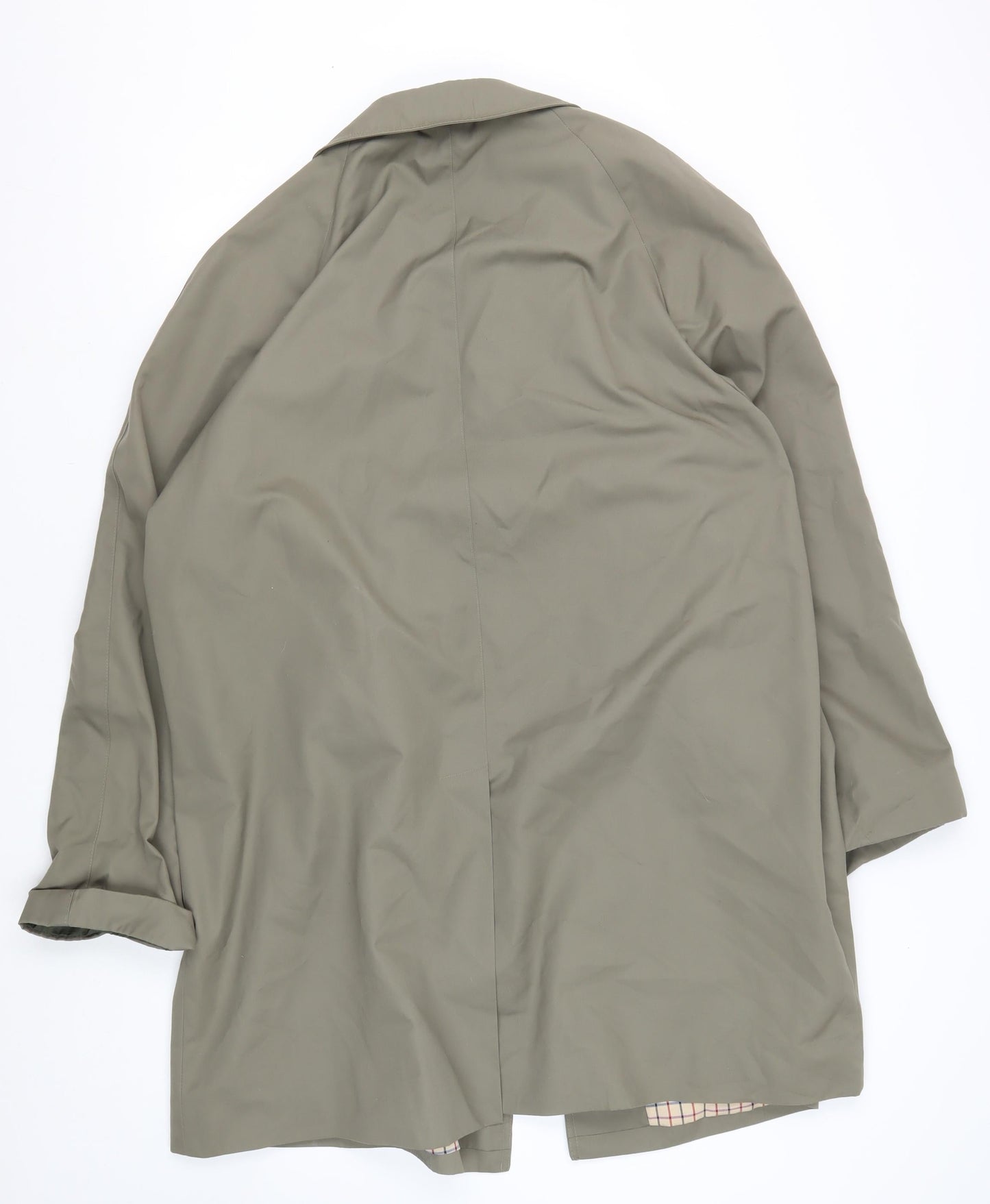 Mens UK Size 48 Unknown Green Overcoat