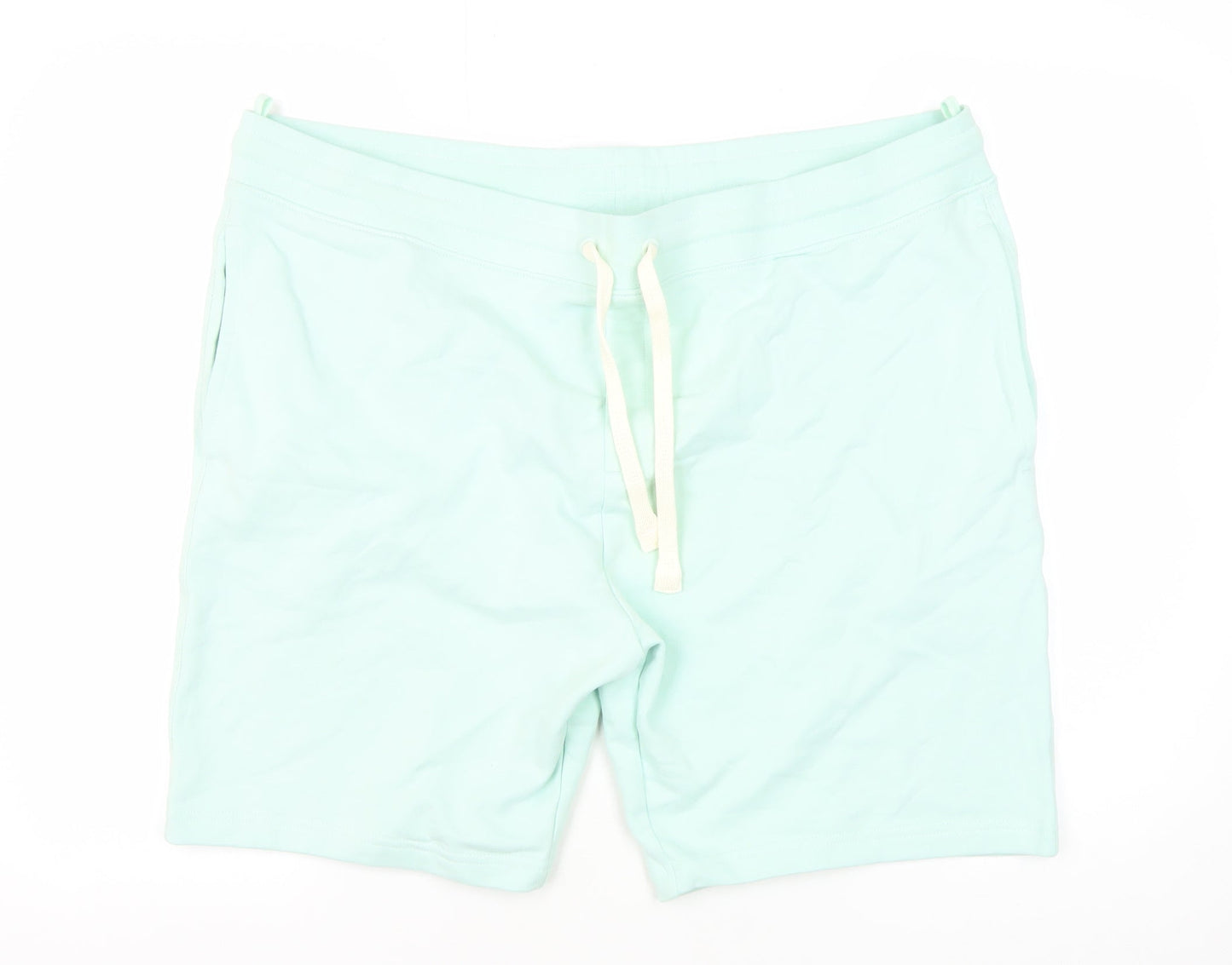 Marks and Spencer Green Sweat Shorts, 2XL, Unisex Adults