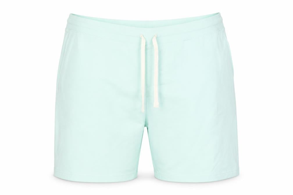 Front view of Marks & Spencer Green Sweat Shorts, 2XL, unisex adults