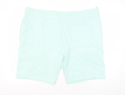Marks and Spencer Green Sweat Shorts, 2XL, Unisex Adults