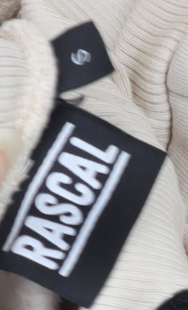 Rascal Unisex Beige Jogger Trousers S