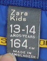 Zara Boys Blue Hooded Jacket 13-14 Years