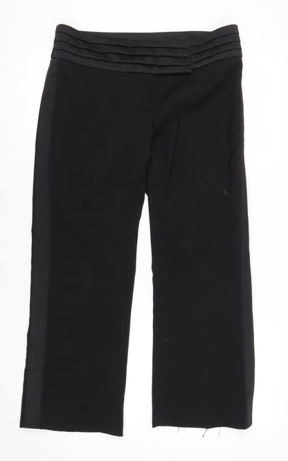 Womens UK Size XS VERO MODA  Dress Pants Black Trousers