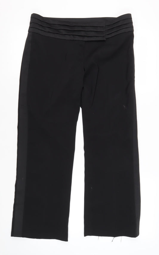Womens UK Size XS VERO MODA  Dress Pants Black Trousers