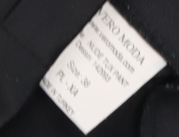 Womens UK Size XS VERO MODA  Dress Pants Black Trousers