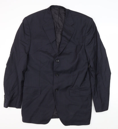Mens UK Size 42 Jaeger Regular Blue Suit Jacket