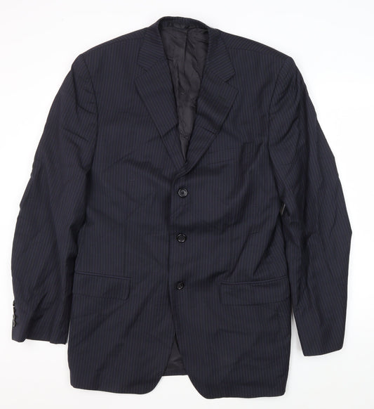Mens UK Size 42 Jaeger Regular Blue Suit Jacket
