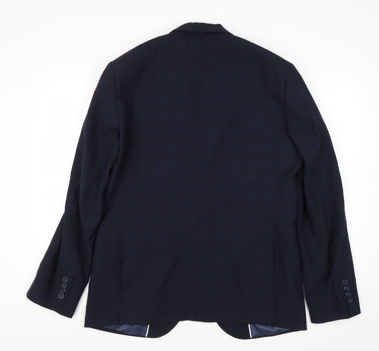 Mens UK Size 40 Marks and Spencer Regular Blue Suit Jacket