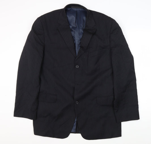 Mens UK Size 42 Marks and Spencer Regular Black Suit Jacket