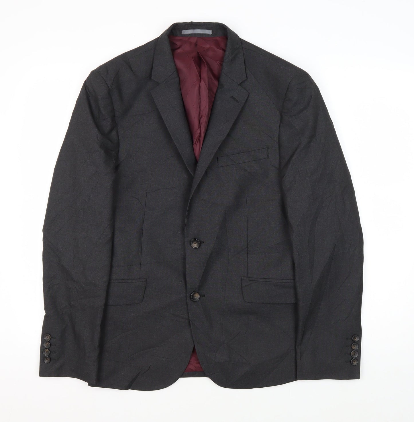 Mens UK Size 38 Marks and Spencer Regular Grey Suit Jacket