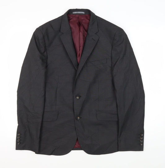 Mens UK Size 38 Marks and Spencer Regular Grey Suit Jacket
