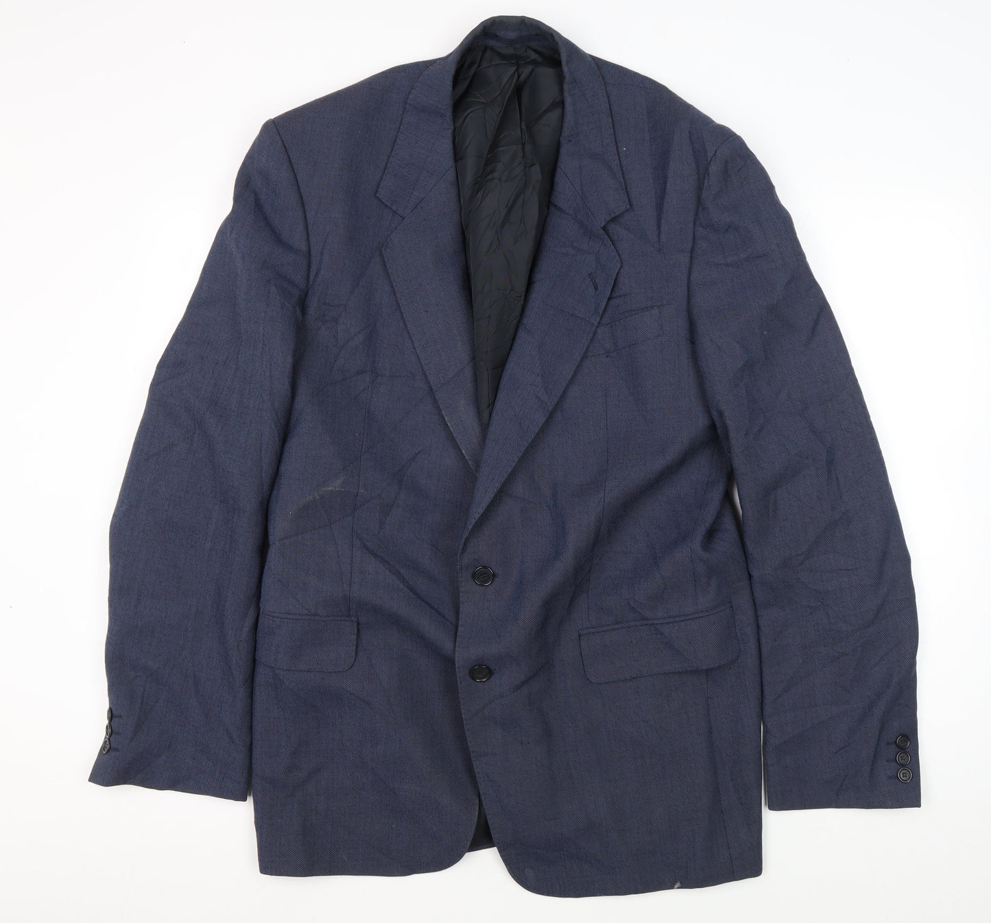 Mens UK Size 44 Varteks Regular Blue Suit Jacket