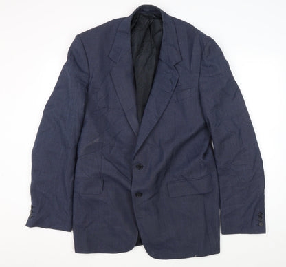 Mens UK Size 44 Varteks Regular Blue Suit Jacket
