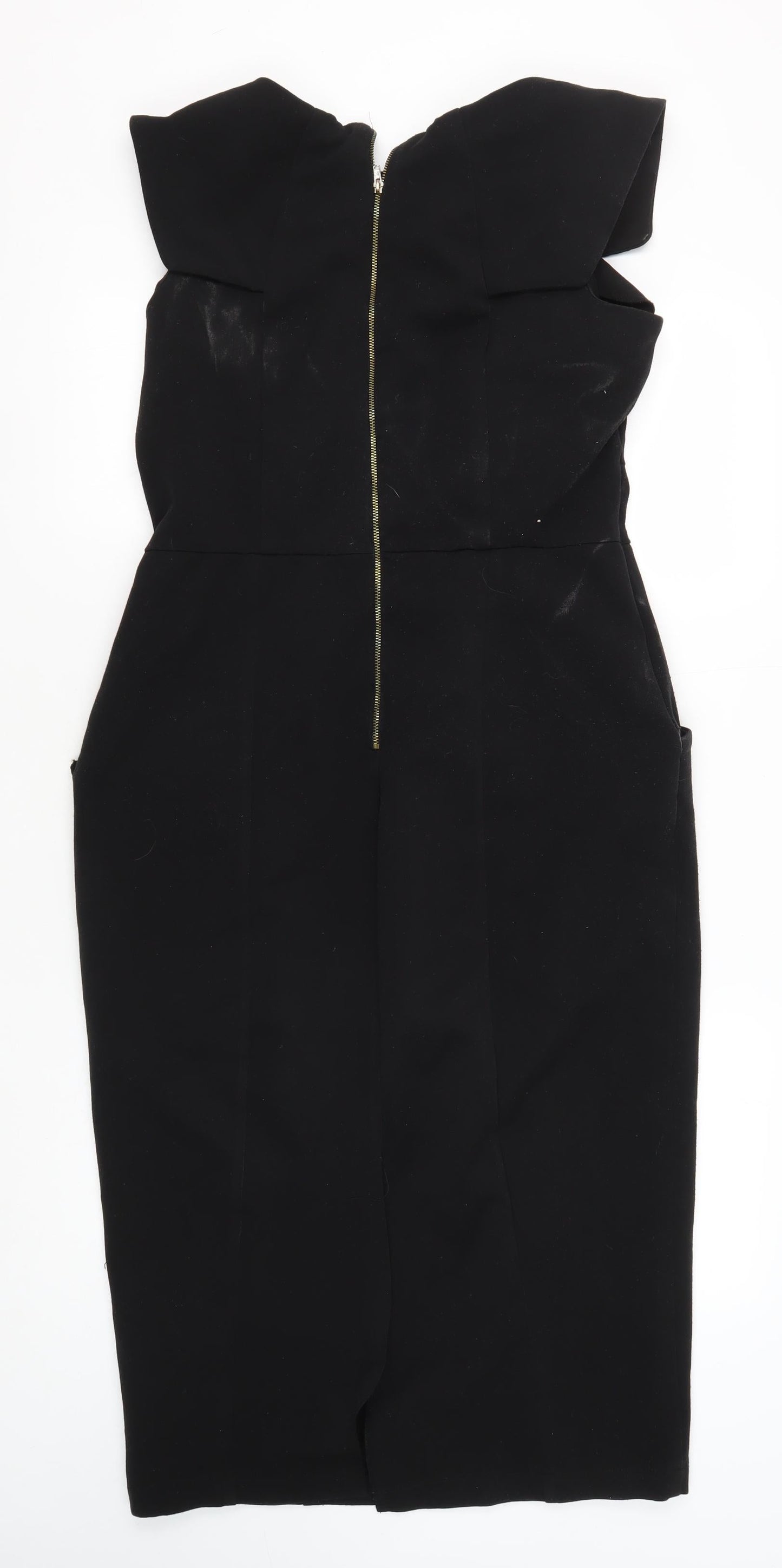 ASOS Tall Women's Black Midi Sheath Dress 16